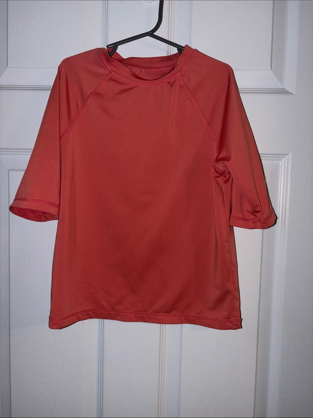 wonder nation Kids Short Sleeve Rashguard - Coral Red
